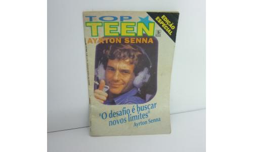 Revista Encarte Top Teen Ayrton Senna
